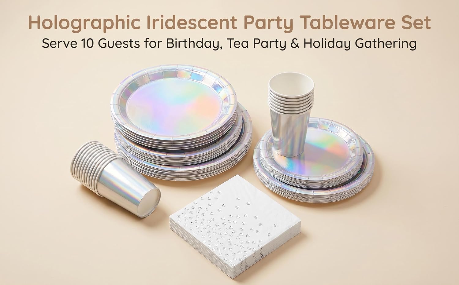 Iridescent Party Supplies Decorations