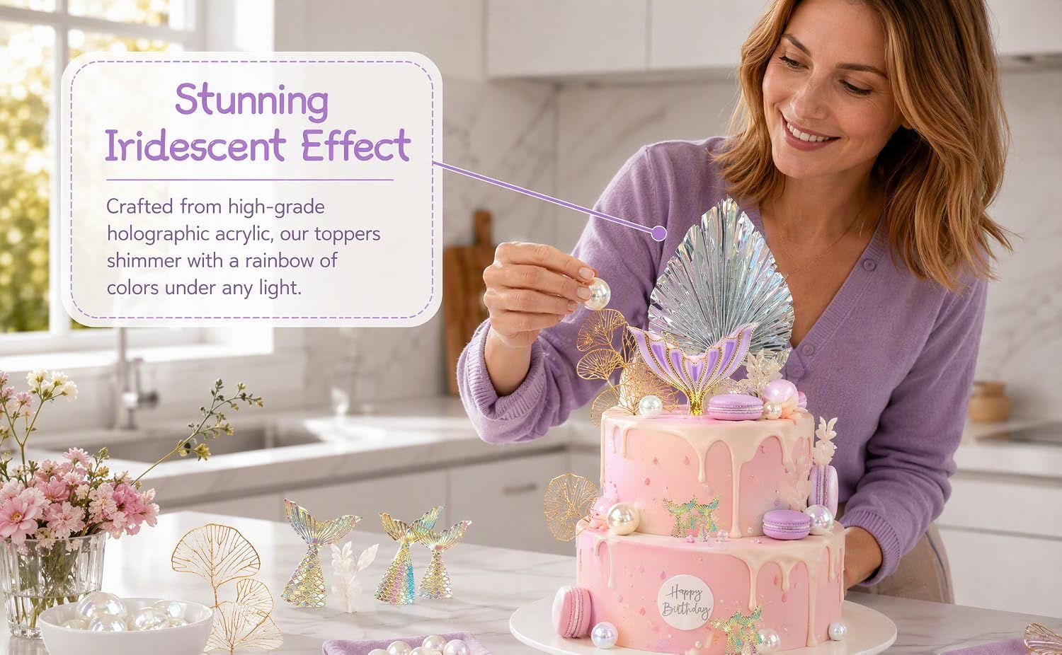 Pearls Cake Decoration
