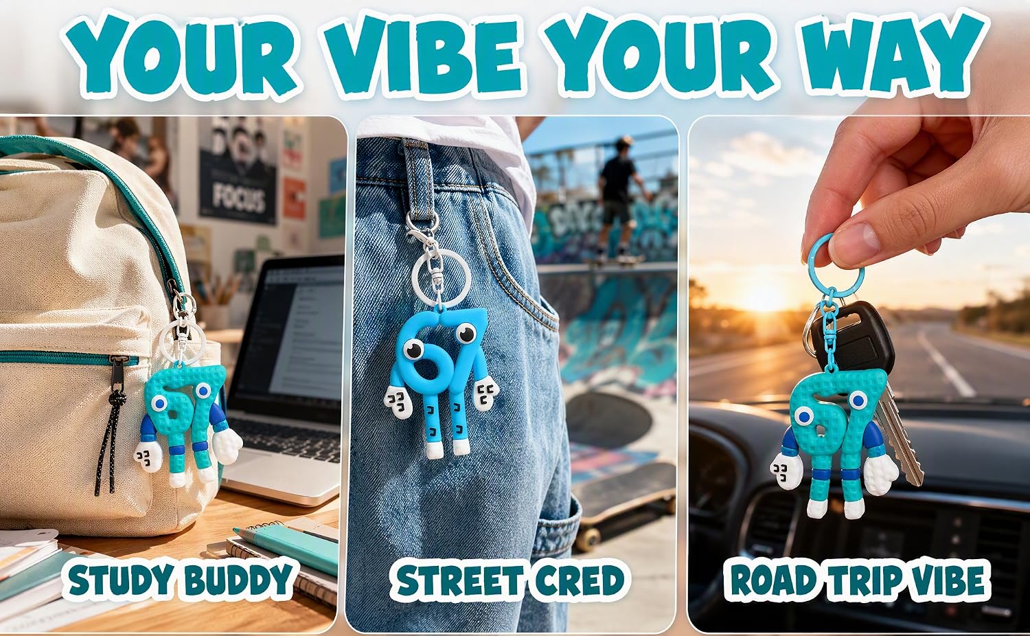 Silicone Keychains