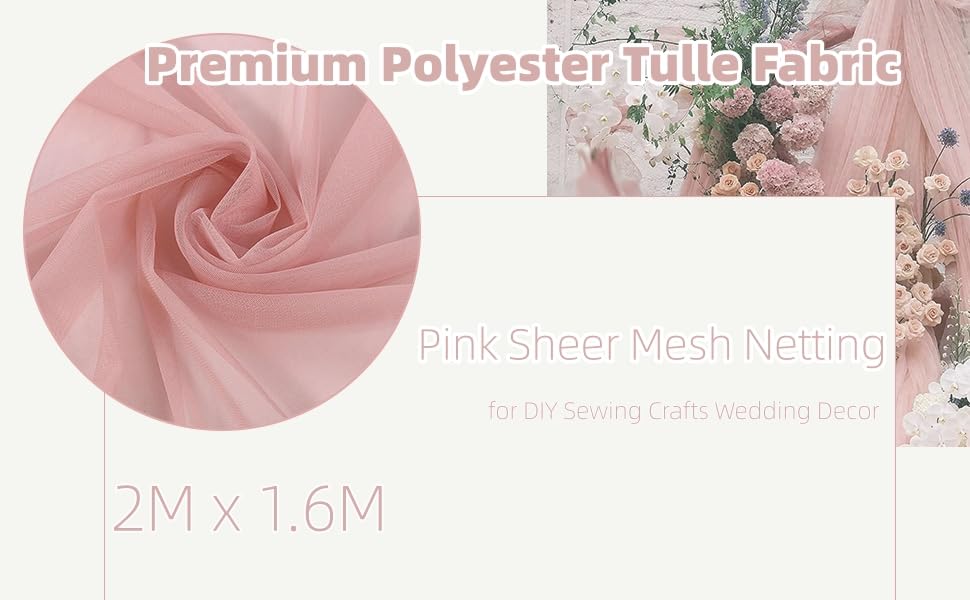 Premium Polyester Tulle Fabric