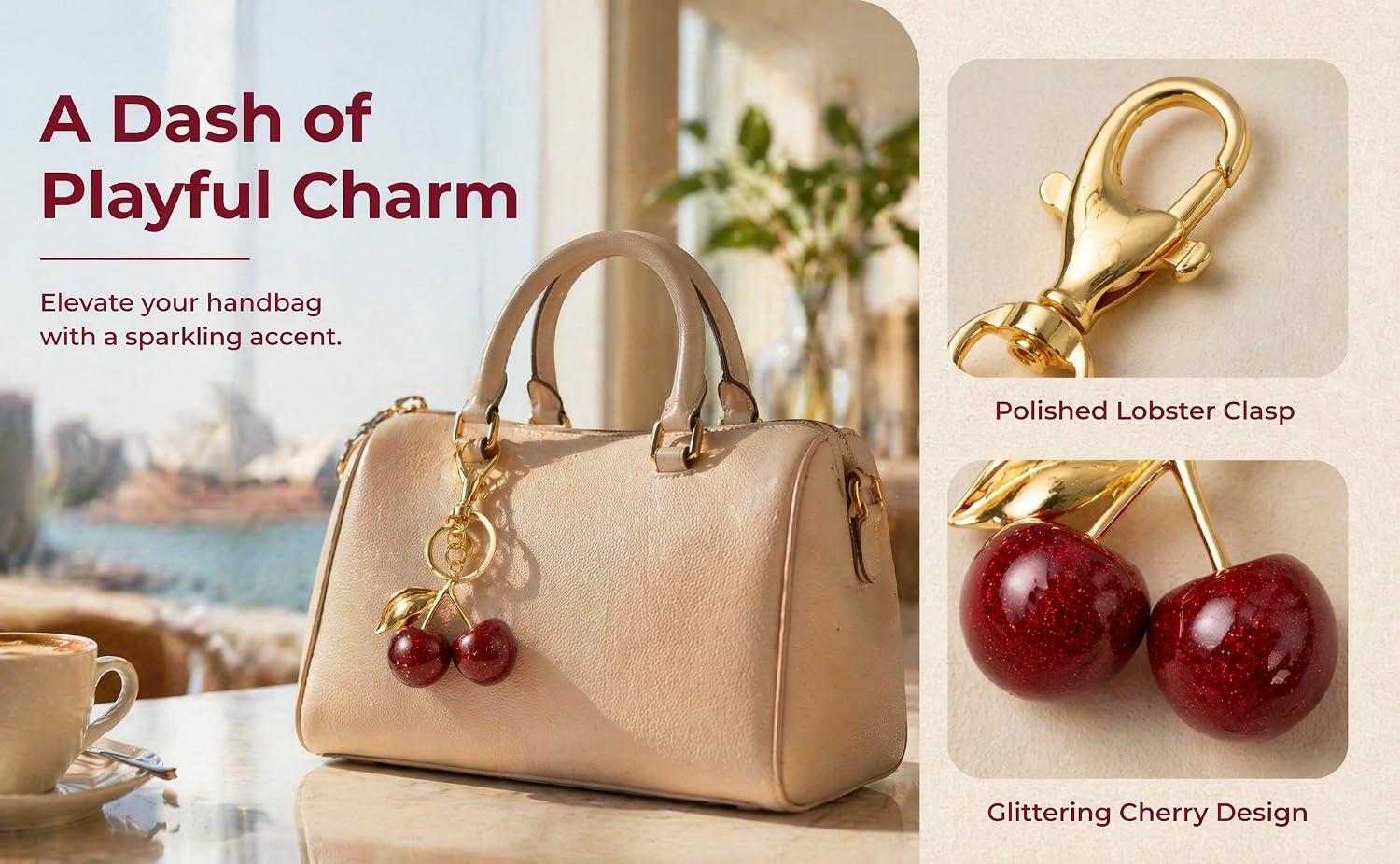 One cherry keychain
