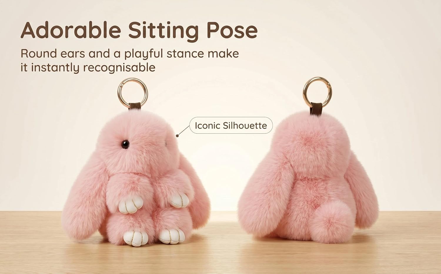 Bunny Plush Keychain