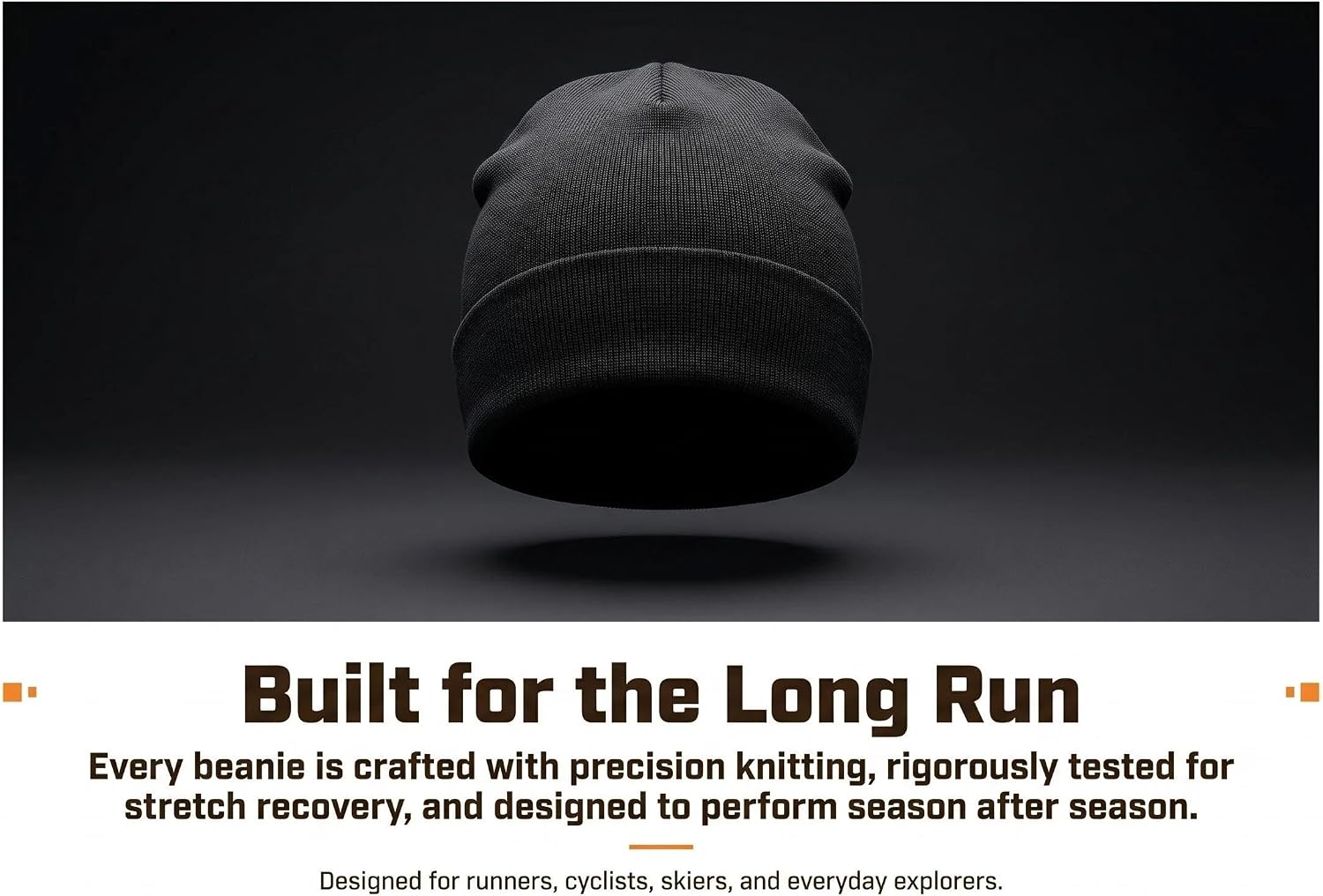 Outdoor Sports Sweat-Wicking Warm Half-Circle Knit Hat