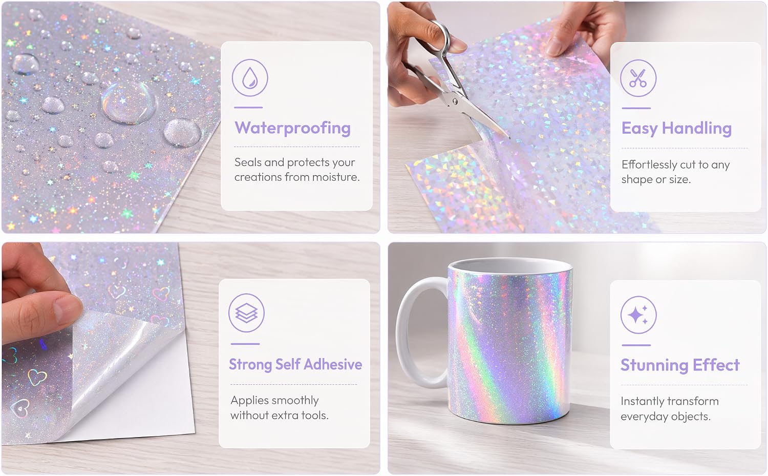 Holographic Sticker Paper