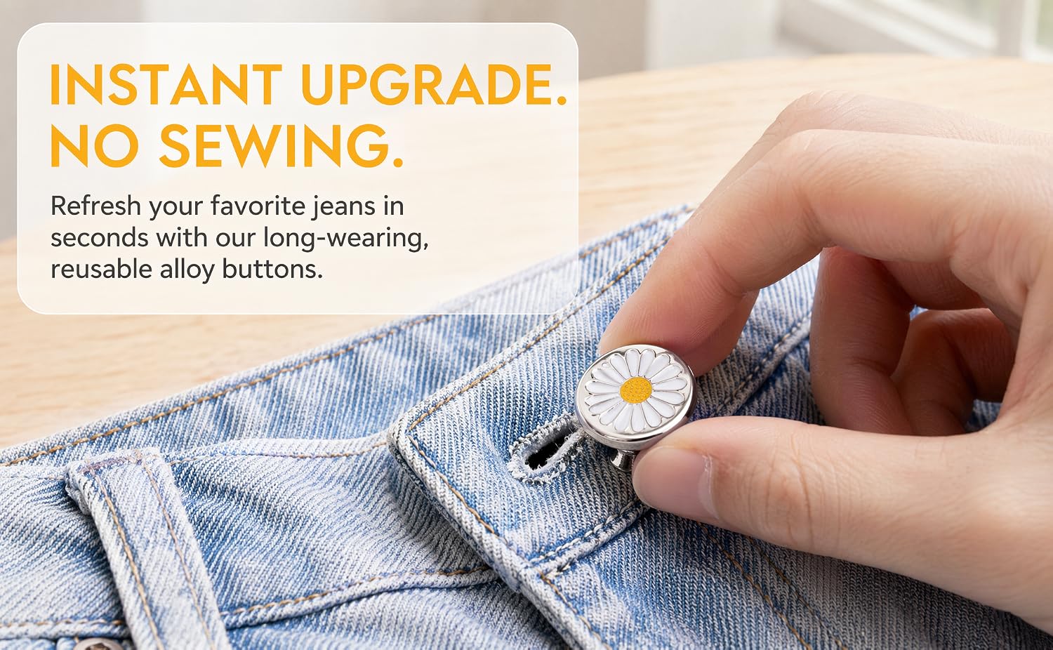 12 Pcs Jeans Button