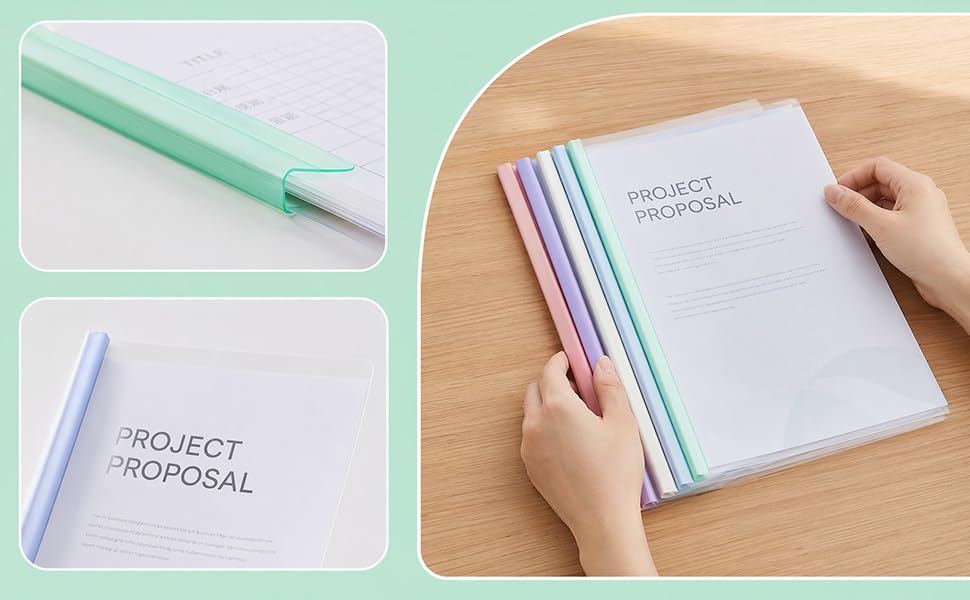 10 Pcs A4 Document Folder