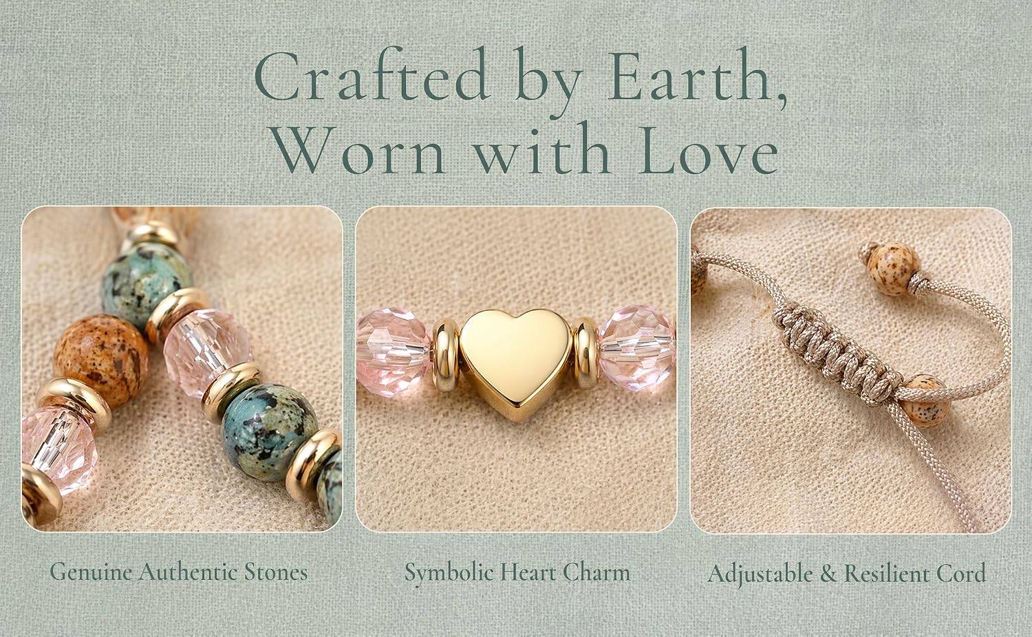 natural stone bracele