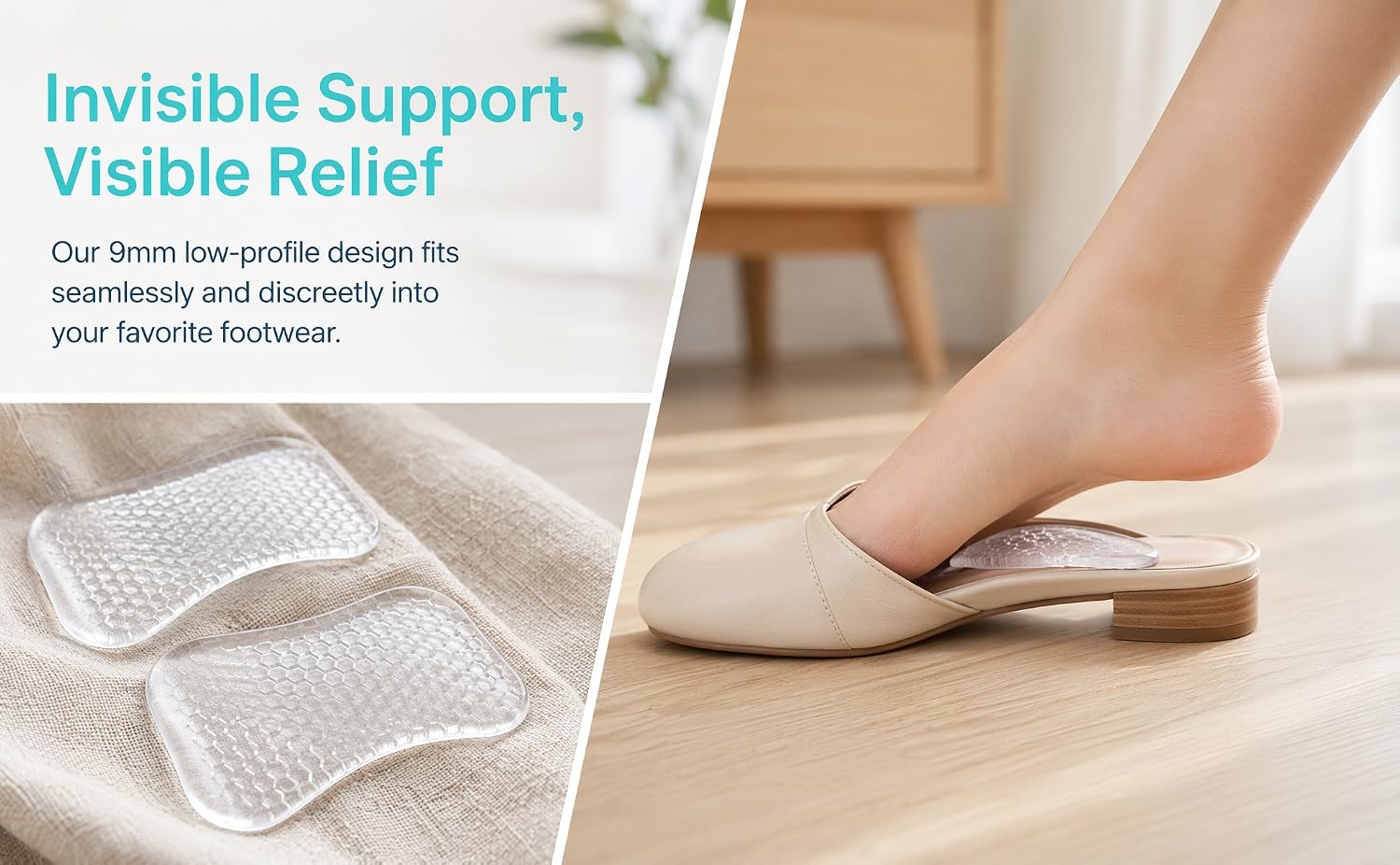 Invisible Support, Visible Relief.