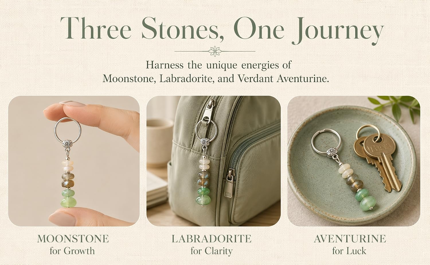 Three Healing Crystals, One Holistic Companion