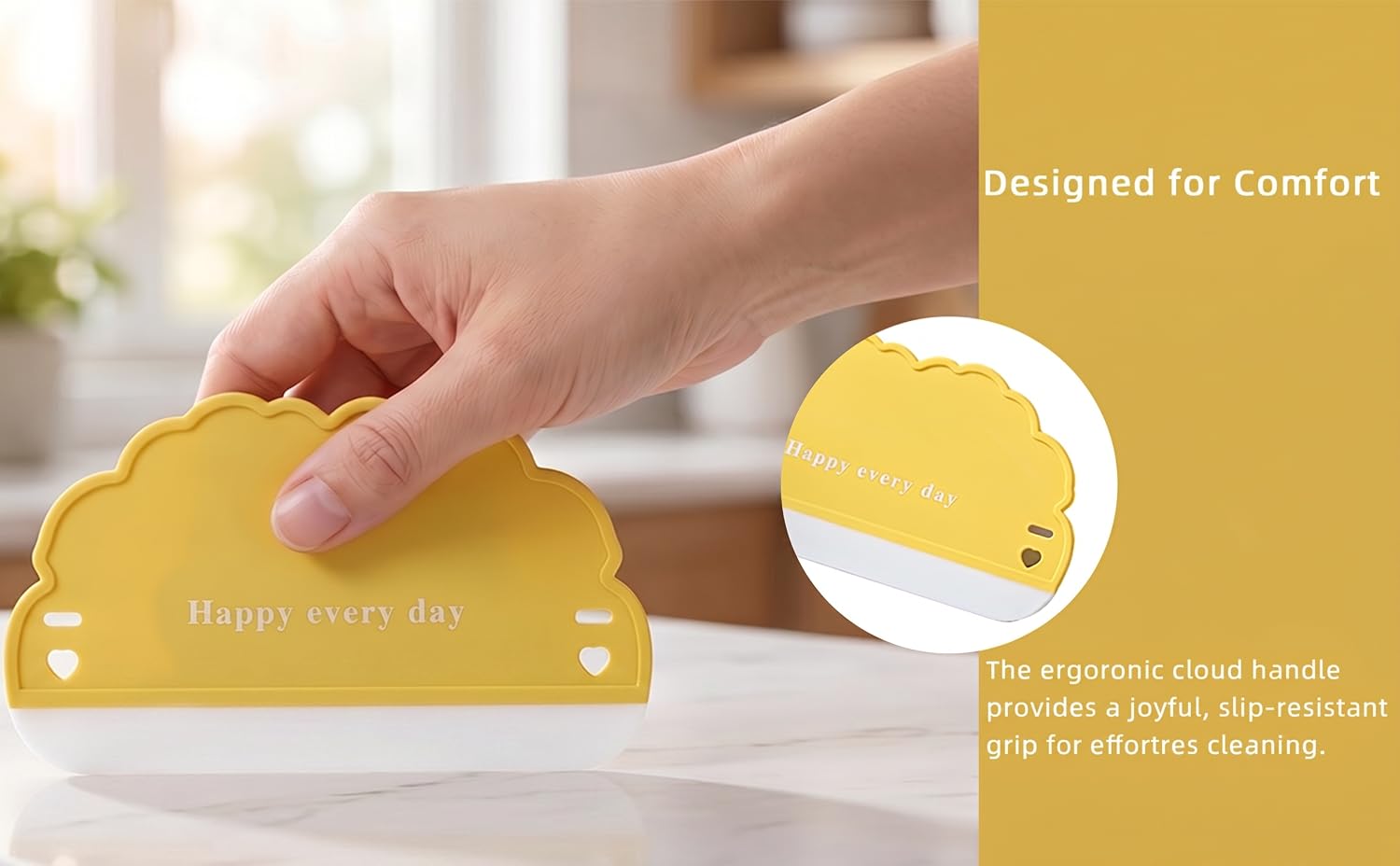 3Pcs Cloud Design Small Squeegee