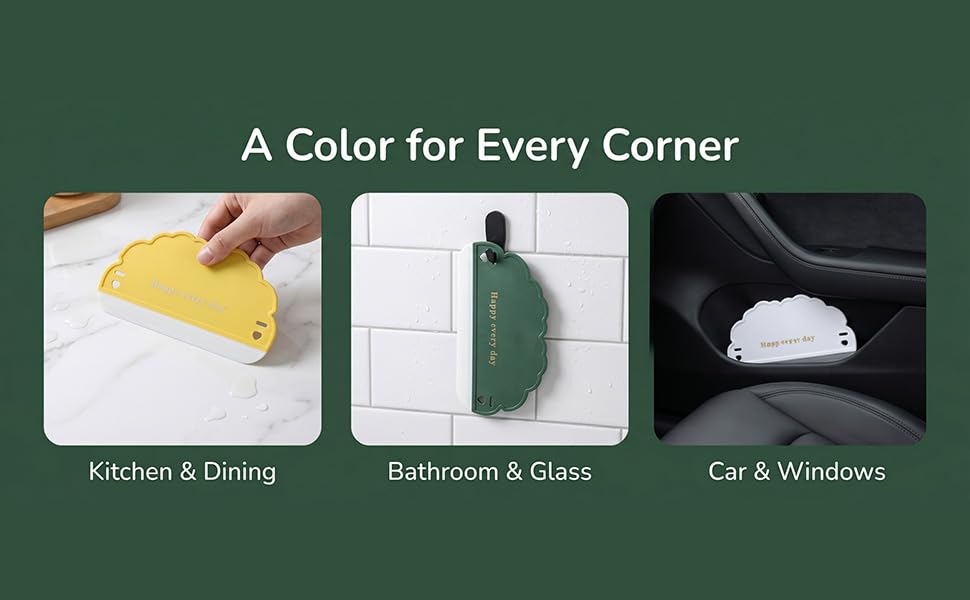 3Pcs Cloud Design Small Squeegee