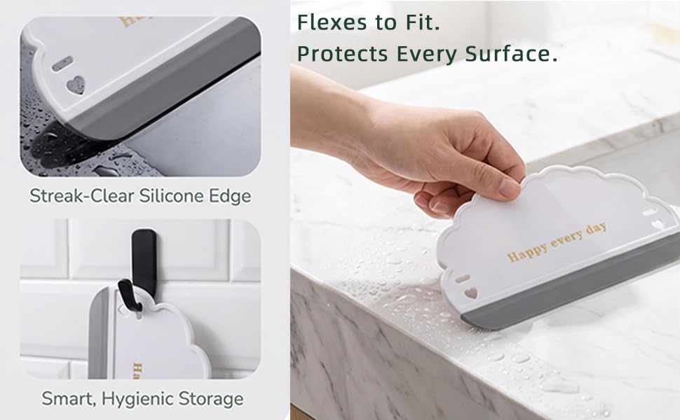 3Pcs Cloud Design Small Squeegee