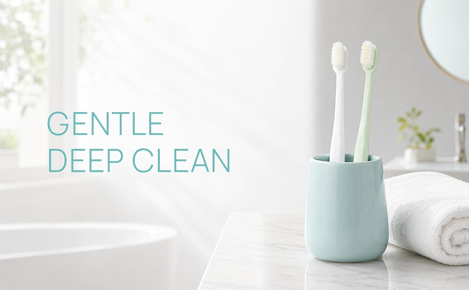 Gentle. Deep Clean. 