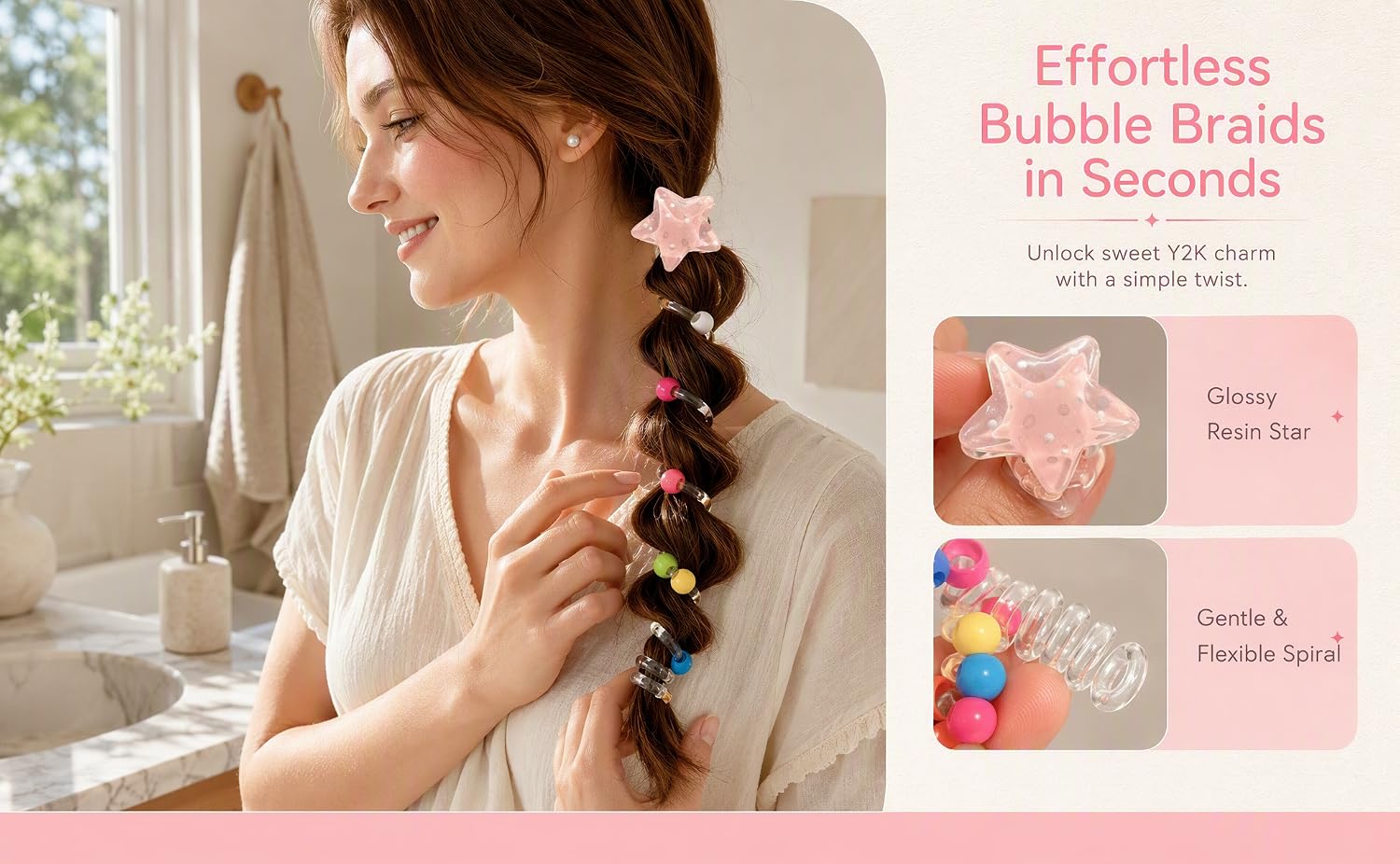 Effortless Bubble Braids in Seconds