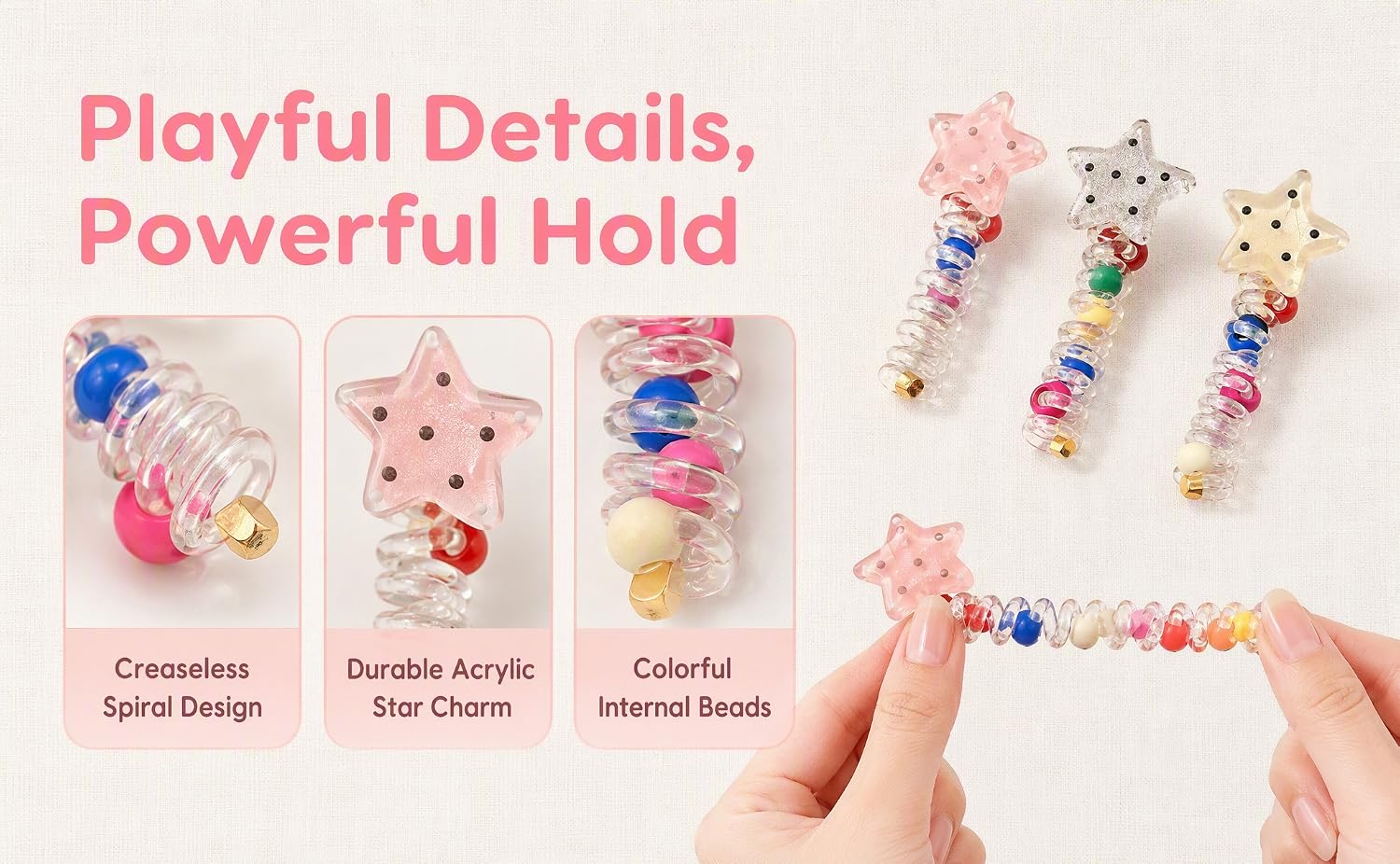 Playful Details, Powerful Hold 