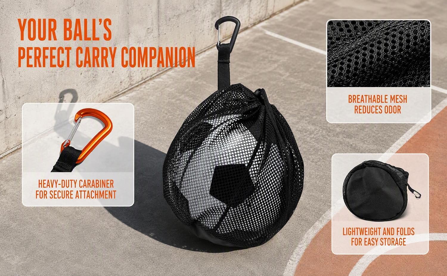 Your Ball's Perfect Carry Companion 